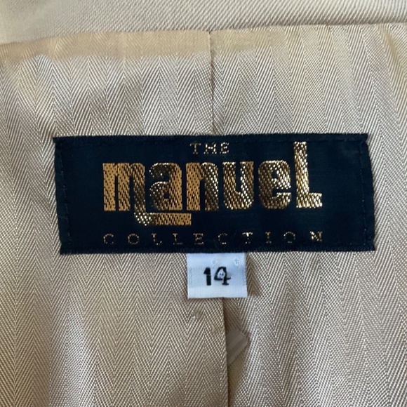 Tan Duster Jacket Embroidered and Embellished by Manuel Cuevas Women’s size 14 - Picture 7 of 16